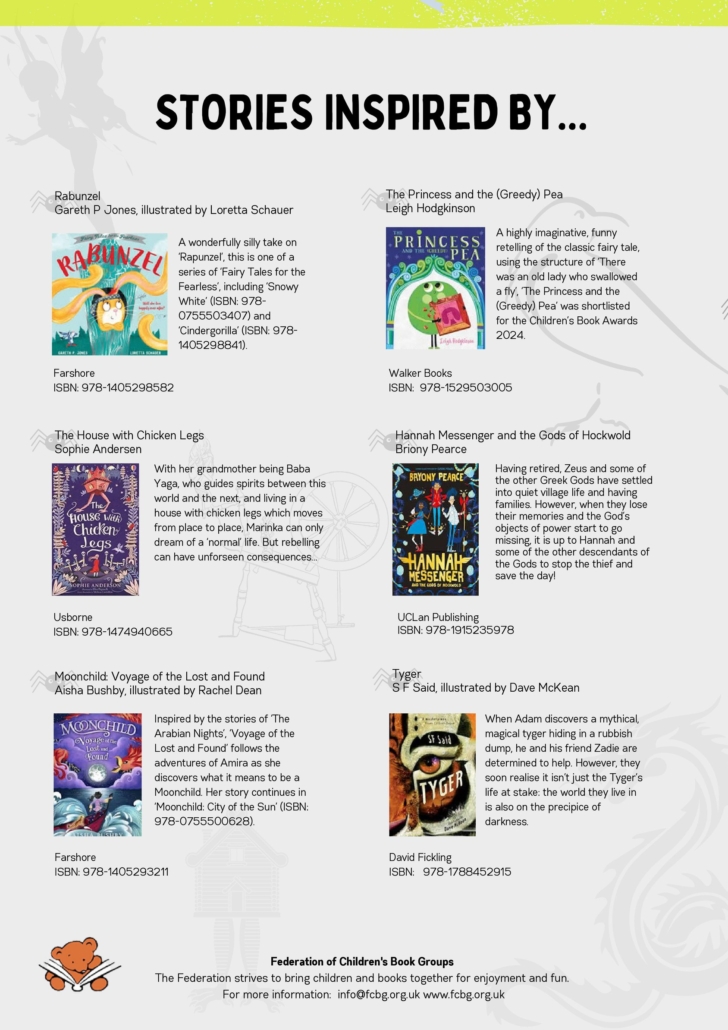 Myths and Legends Booklist – The Federation of Children's Book Groups